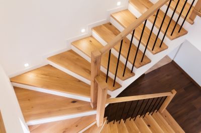 Oak Stairs Installation detail