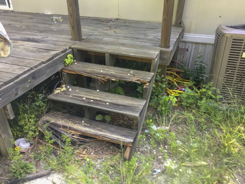 Patio Handrail Installation in Wilmington, NC